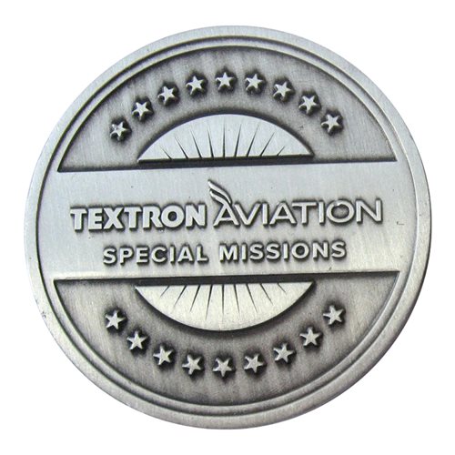 Textron Aviation Special Missions King Air 350 Challenge Coin 