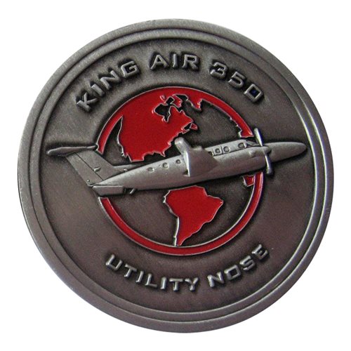 Textron Aviation Special Missions King Air 350 Challenge Coin  - View 2