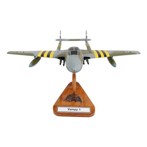Design Your Own De Havilland Vampire Custom Airplane Model - View 3