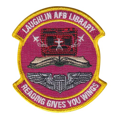 47 FSS Laughlin AFB Library Patch