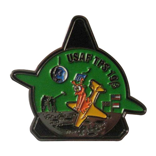 USAF Test Pilot School 19B Coin - View 2