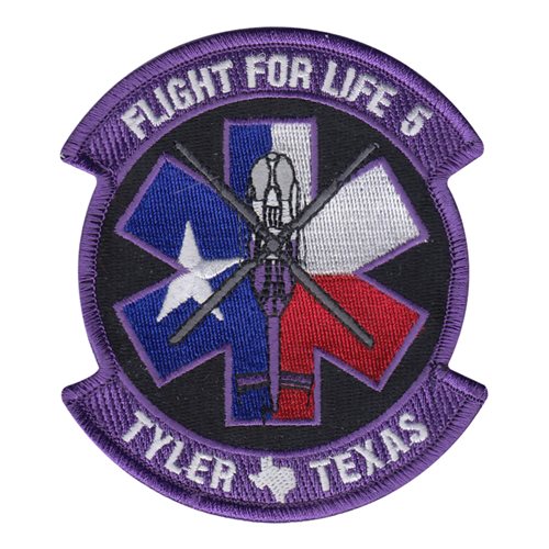 Flight for Life 5 Tyler TX Patch