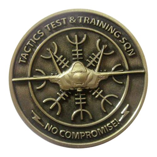 Royal Norwegian Air Force TTT Squadron Challenge Coin - View 2