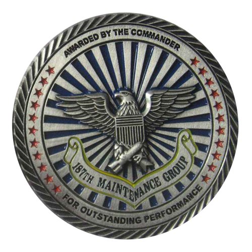 187 MXG Commander Challenge Coin - View 2