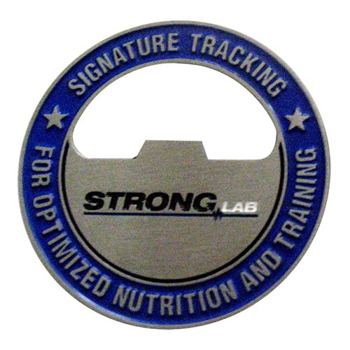 AFRL 711 HPW Strong Lab Bottle Opener Challenge Coin - View 2
