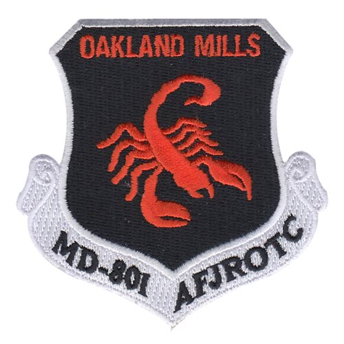 AFJROTC MD-801 Oakland Mills Patch
