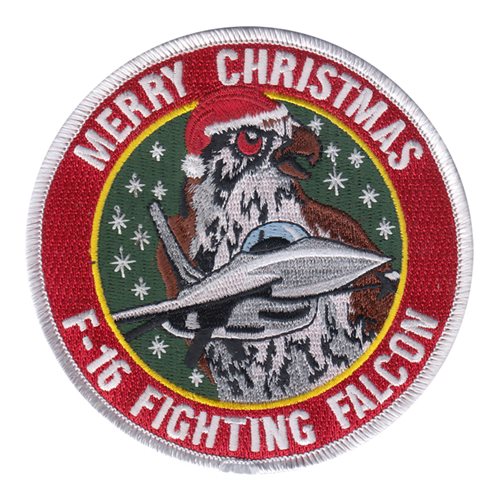 195 FS Merry Christmas F-16 Fighting Falcon Patch
