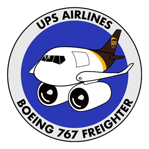UPS Airlines Boeing 767 Freighter Patch