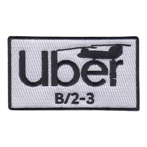 B Co 2-3 AVN Uber White Patch