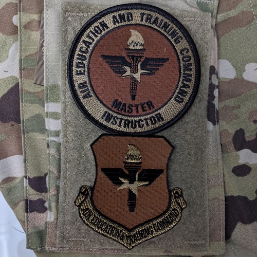 AETC Master Instructor OCP Patch Bundle - View 2