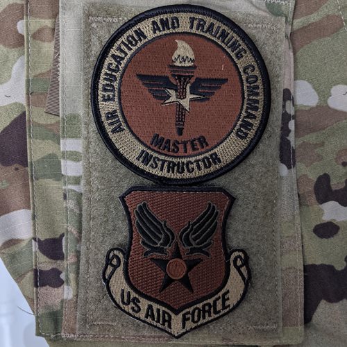 AETC Master Instructor OCP Patch Bundle - View 3