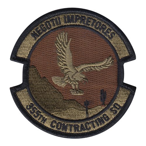 USAF 355th FS PVC パッチ 355th FIGHTER SQUADRON – LIEUTENANT'S PROTECTION ASSOCIATION