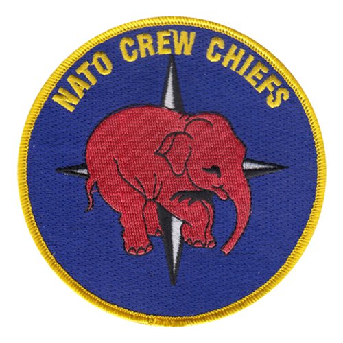 NATO Crew Chiefs Pink Elephant Patch