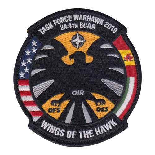 244 ECAB, Task Force Warhawk Patch
