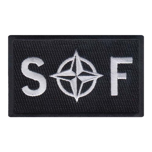 NATO SF Black Border Patch 