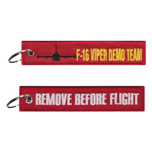 F-16 Viper Demo Team RBF Key Flag