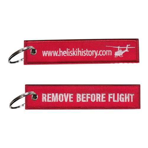 Heliski History Key Flag