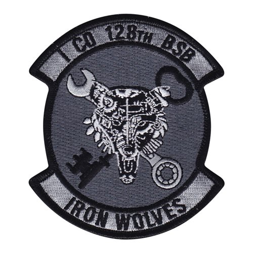 I Co 128 BSB Iron Wolves Patch