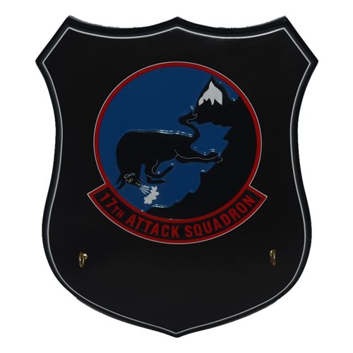 Custom 2-Hook Shield Style Briefing Stick Rack - View 6