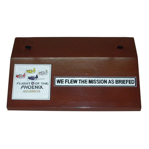 Custom 2-Stick Desktop Briefing Stick Rack  - View 3