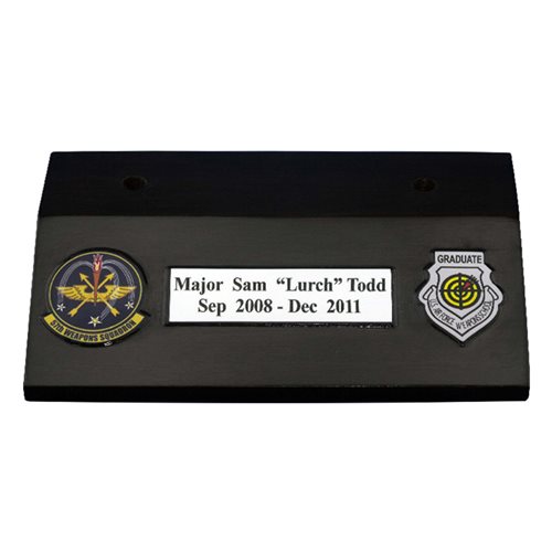 Custom 2-Stick Desktop Briefing Stick Rack  - View 4