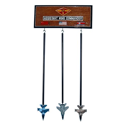 Custom 3-Hook Briefing Stick Rack