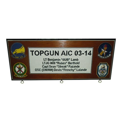 Custom 3-Hook Briefing Stick Rack - View 3