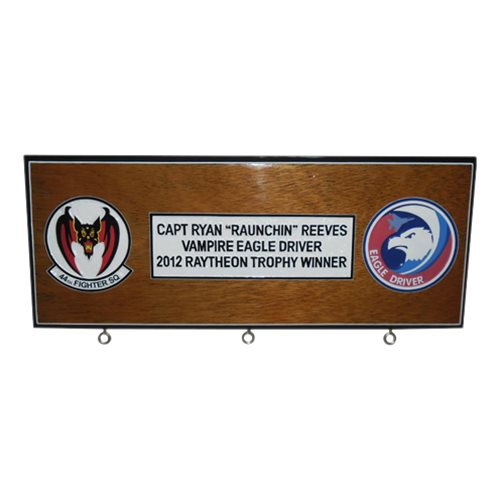 Custom 3-Hook Briefing Stick Rack - View 4