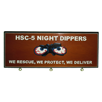 Custom 3-Hook Briefing Stick Rack - View 5