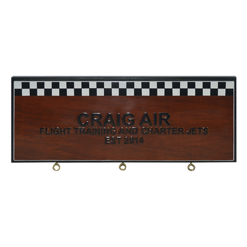 Custom 3-Hook Briefing Stick Rack - View 4