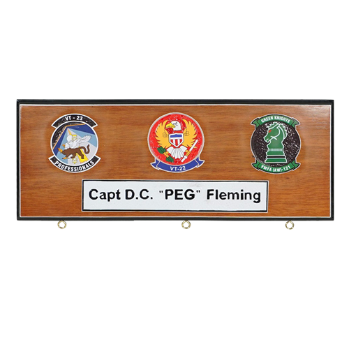 Custom 3-Hook Briefing Stick Rack - View 8