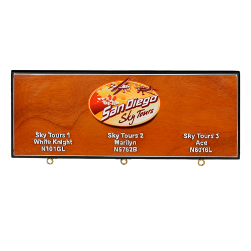 Custom 3-Hook Briefing Stick Rack - View 9