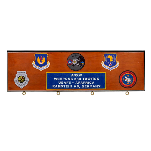 Custom 4-Hook Briefing Stick Rack  - View 12