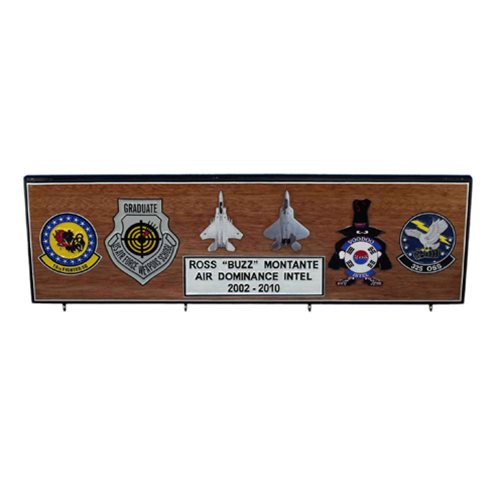 Custom 4-Hook Briefing Stick Rack  - View 4