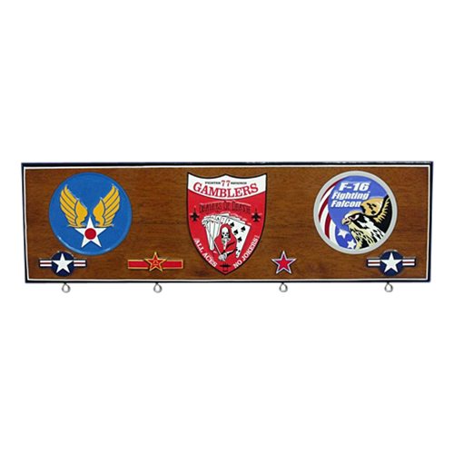 Custom 4-Hook Briefing Stick Rack  - View 7