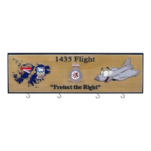 Custom 4-Hook Briefing Stick Rack  - View 8