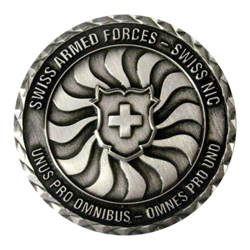 SWISSINT KFOR Challenge Coin - View 2