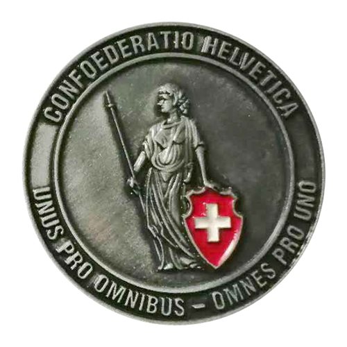 Swiss Air Force Analyst Challenge Coin - View 2
