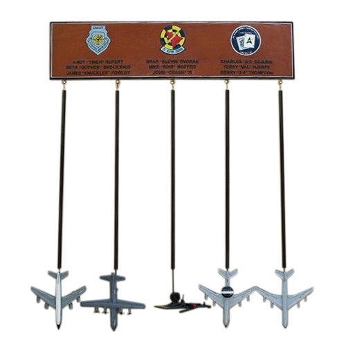 Custom 5-Hook Briefing Stick Rack