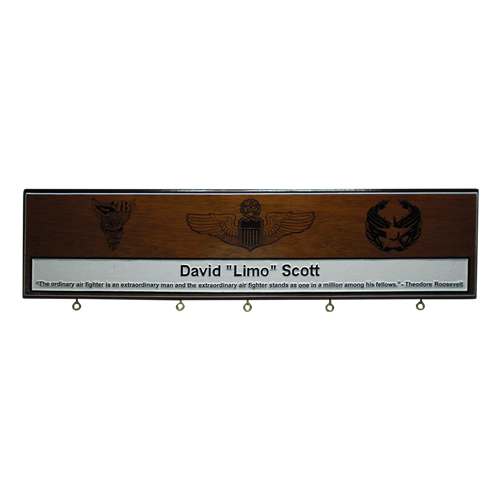 Custom 5-Hook Briefing Stick Rack - View 2