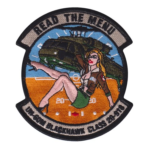 1-145 AVN Army Blackhawk Flight School Patch