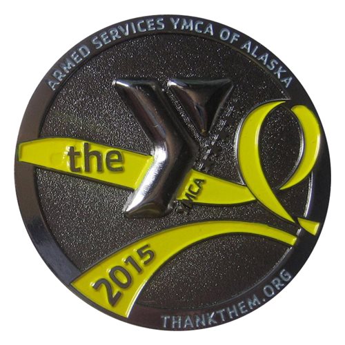 ASYMCA Alaska Combat Fishing 2015 Challenge Coin - View 2