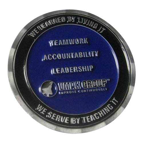 VMAX Group Debreif to Win F-22 Challenge Coin - View 2