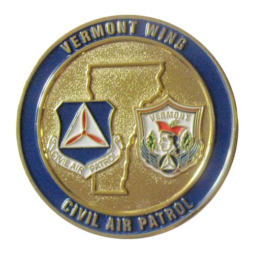 Vermont Wing CAP Challenge Coin 