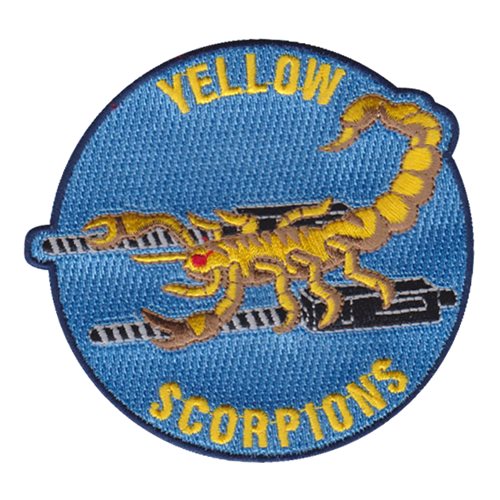 134 FS Yellow Scorpions Patch