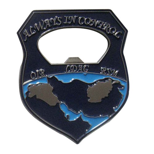 727 EACS Kingpin 2020 Bottle Opener Challenge Coin - View 2