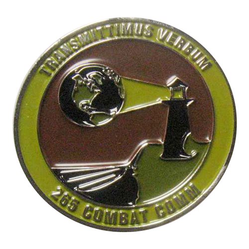 265 Combat Comm Challenge Coin