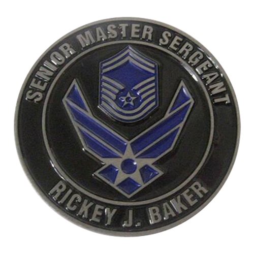 Rickey Baker Senior Master Sergeant Challenge Coin - View 2
