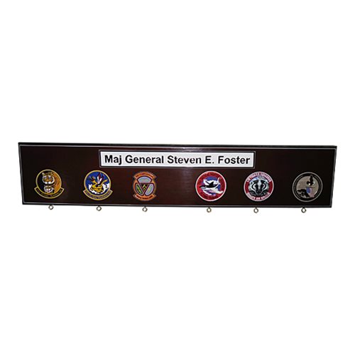 Custom 6-Hook Briefing Stick Rack - View 3