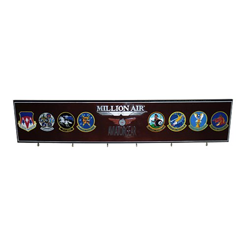 Custom 6-Hook Briefing Stick Rack - View 4